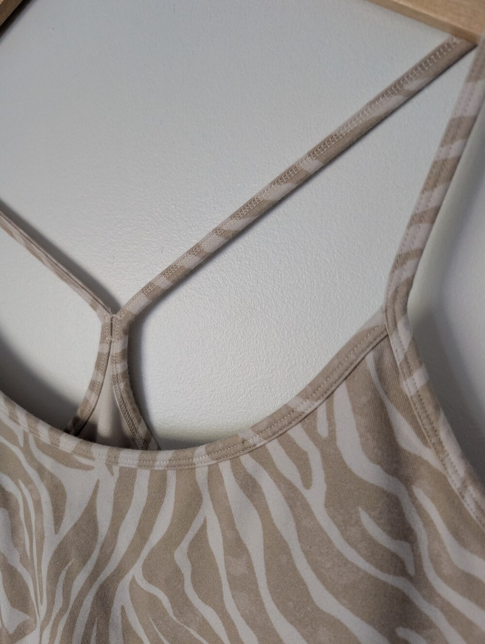 Zebra Print Racerback Bodysuit XL - Picture 4 of 10
